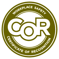 COR - Workplace Safety Certificate of Recognition
